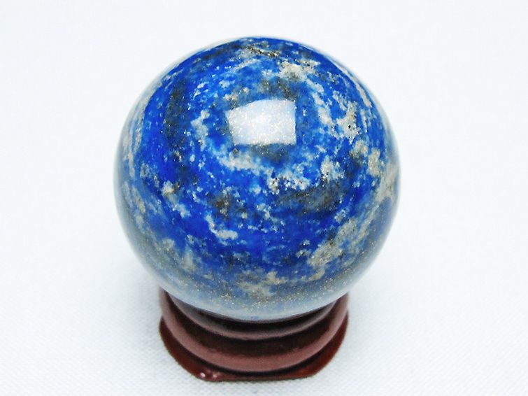 ラピスラズリ 丸玉 32mm [T218-3522] 3枚目