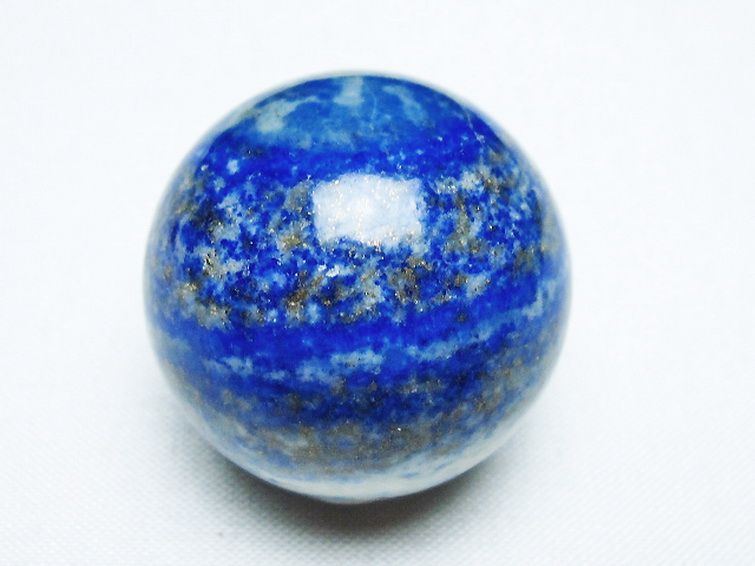 ラピスラズリ 丸玉 32mm [t218-3525] 1枚目