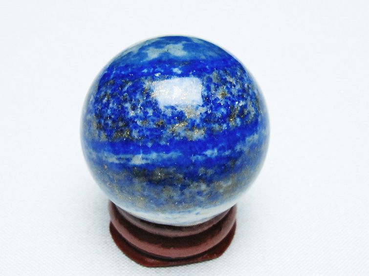 ラピスラズリ 丸玉 32mm [t218-3525] 3枚目