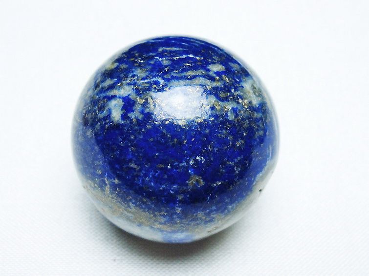 ラピスラズリ 丸玉 32mm [t218-3526] 1枚目