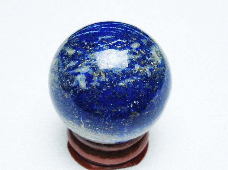 ラピスラズリ 丸玉 32mm [t218-3526] 3枚目