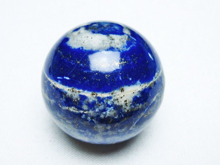 ラピスラズリ 丸玉 32mm [t218-3527] 1枚目