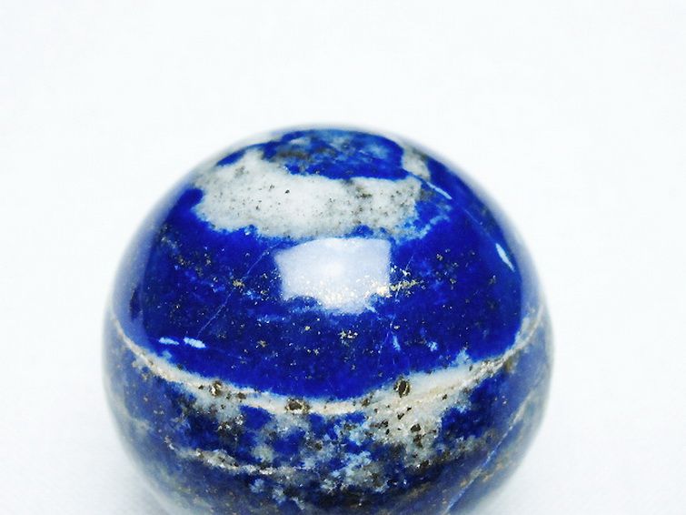 ラピスラズリ 丸玉 32mm [t218-3527] 2枚目