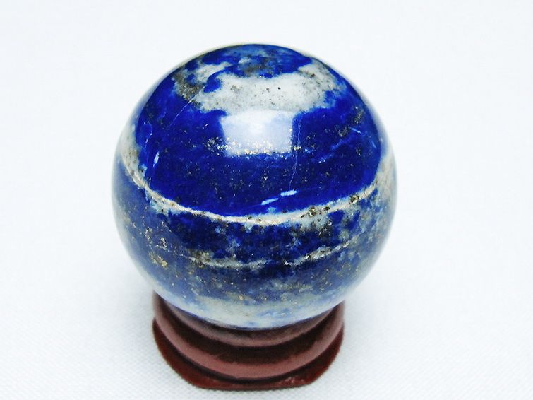ラピスラズリ 丸玉 32mm [t218-3527] 3枚目