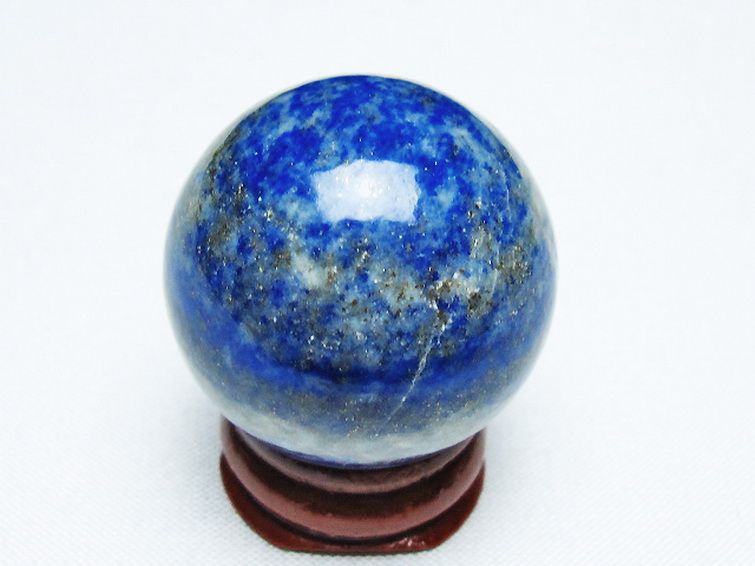 ラピスラズリ 丸玉 32mm [t218-3532] 3枚目