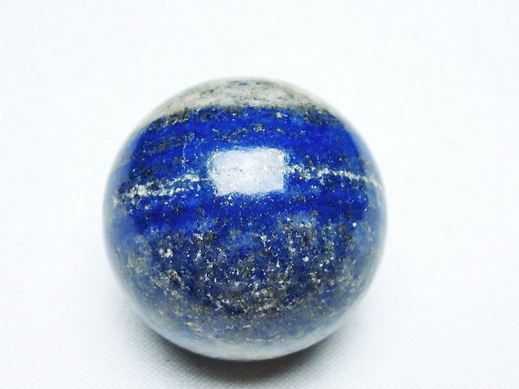 ラピスラズリ 丸玉 33mm [t218-3543] 1枚目