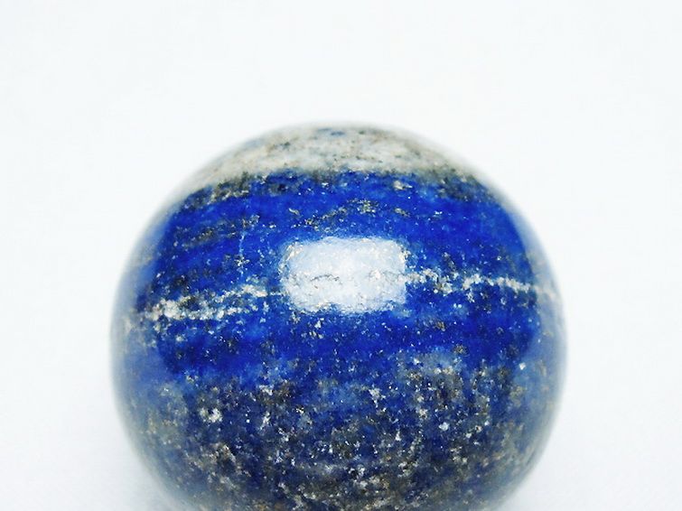 ラピスラズリ 丸玉 33mm [t218-3543] 2枚目