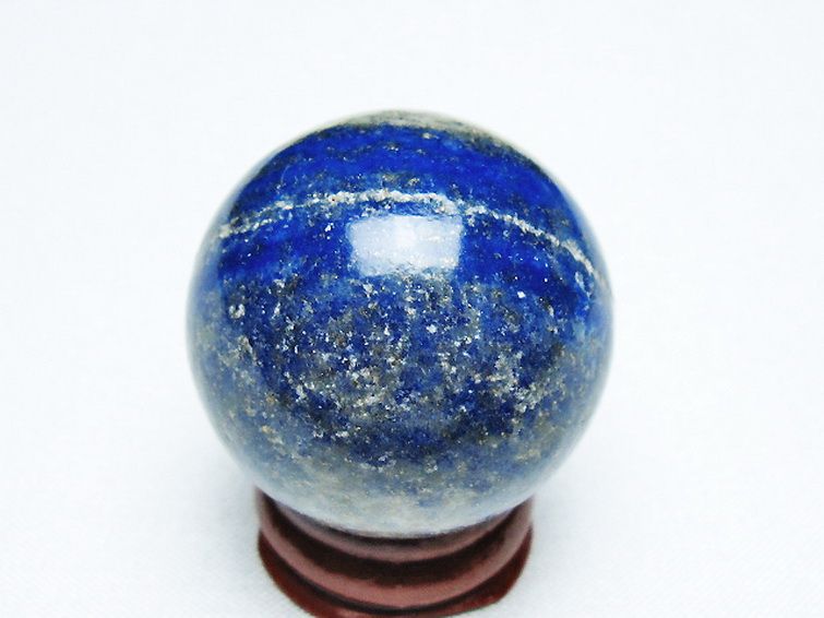 ラピスラズリ 丸玉 33mm [t218-3543] 3枚目