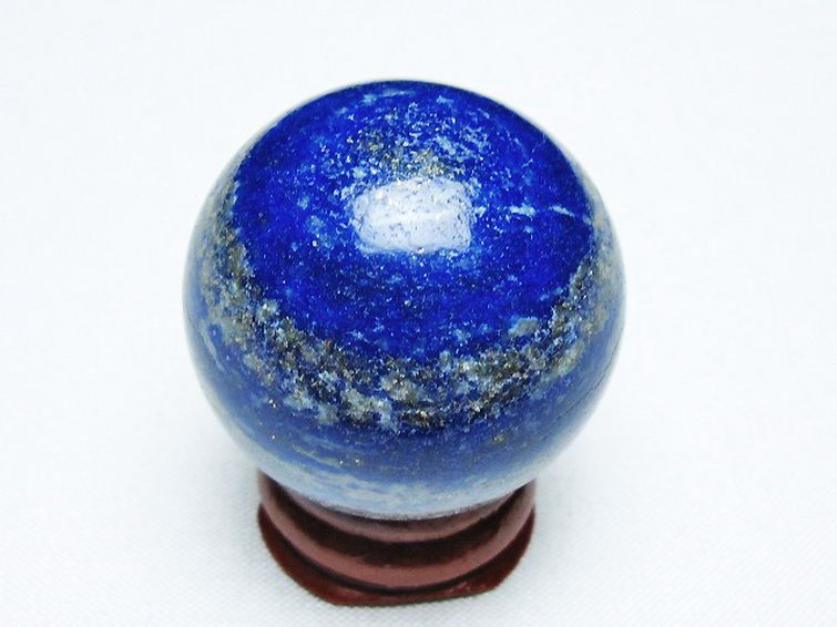 ラピスラズリ 丸玉 34mm [T218-3552] 3枚目