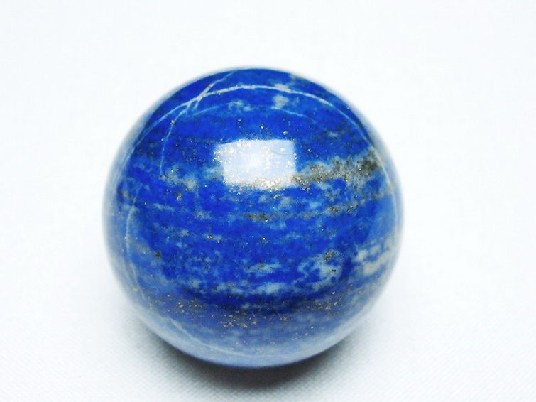 ラピスラズリ 丸玉 36mm [t218-3563] 1枚目