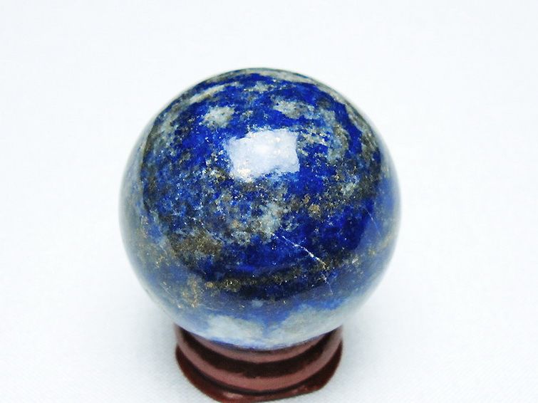ラピスラズリ 丸玉 36mm [T218-3564] 3枚目