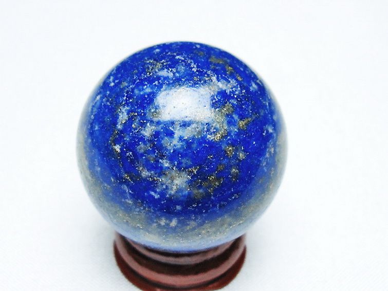 ラピスラズリ 丸玉 35mm [t218-3566] 3枚目
