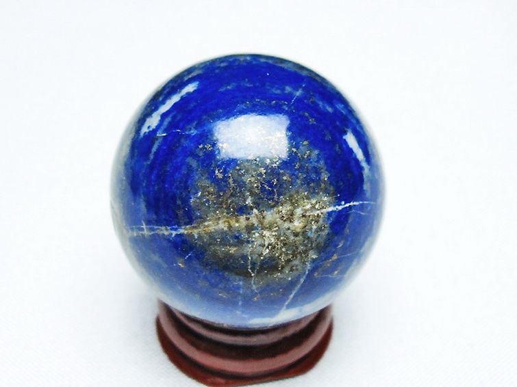 ラピスラズリ 丸玉 34mm [T218-3571] 3枚目