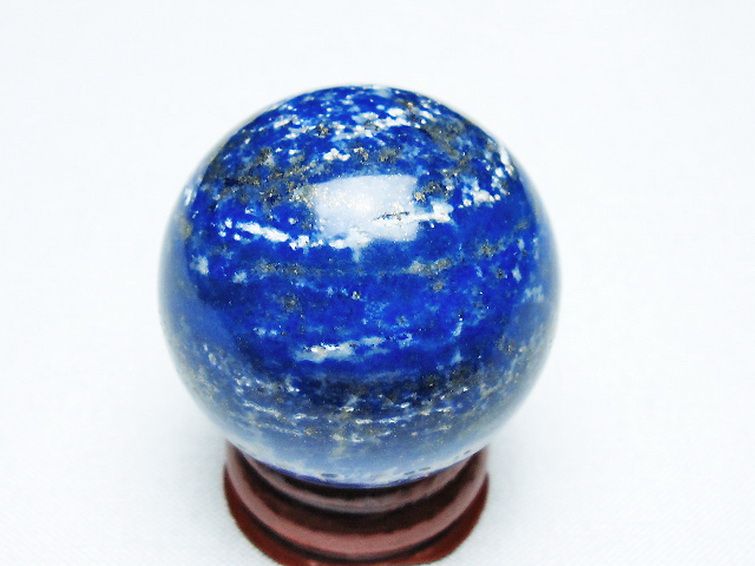 ラピスラズリ 丸玉 33mm [T218-3576] 3枚目