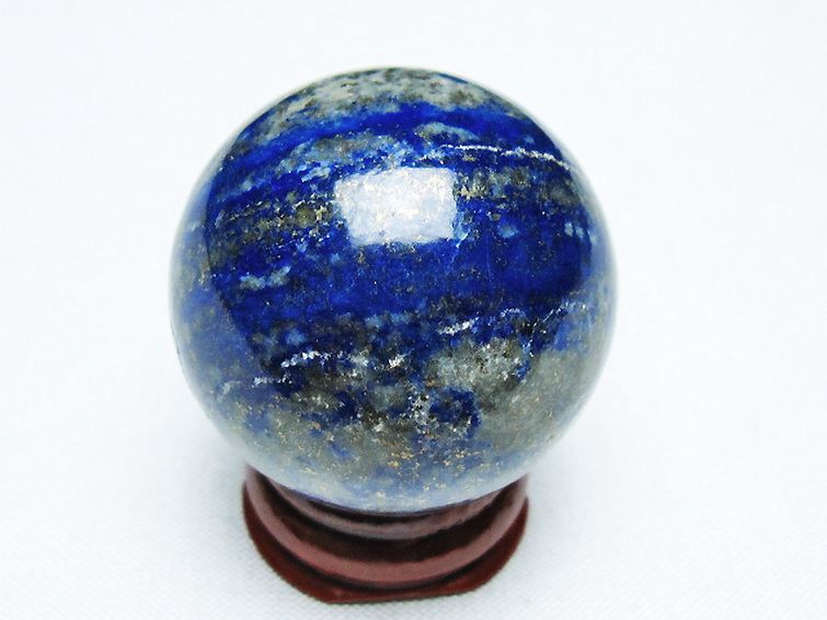 ラピスラズリ 丸玉 34mm [T218-3579] 3枚目
