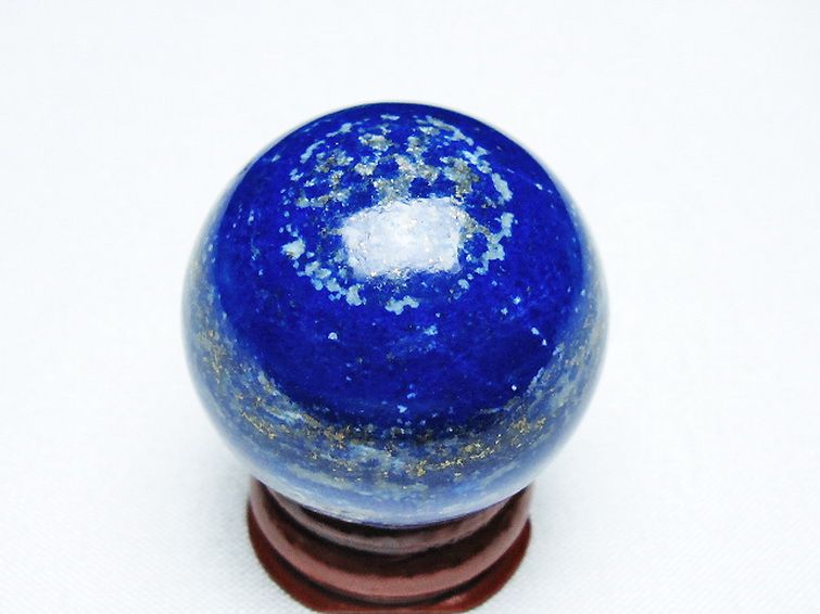 ラピスラズリ 丸玉 33mm [T218-3580] 3枚目