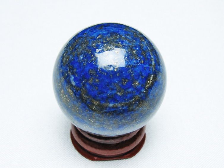 ラピスラズリ 丸玉 33mm [T218-3581] 3枚目