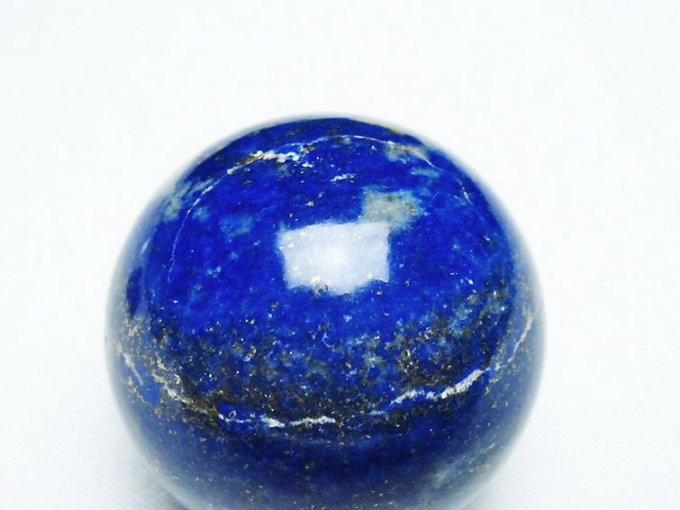 ラピスラズリ 丸玉 33mm [t218-3583] 2枚目