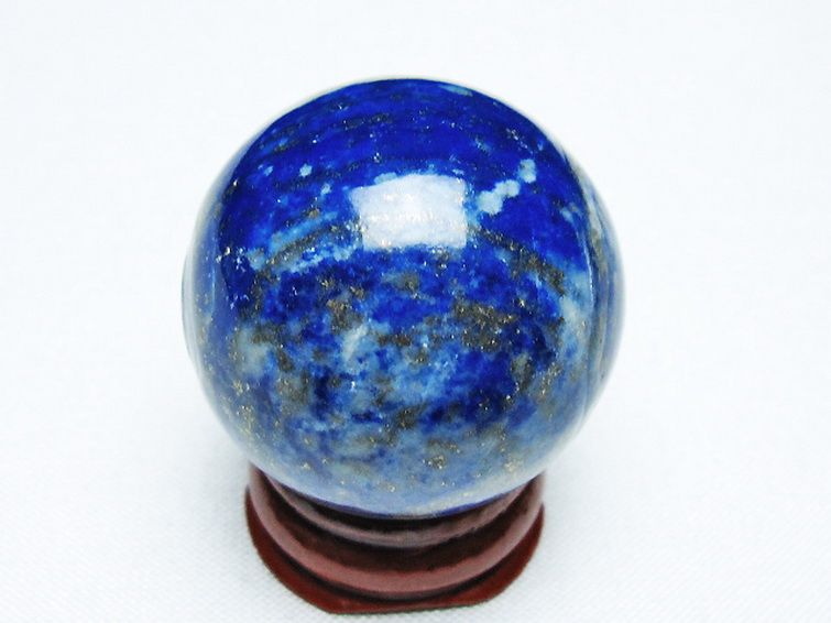 ラピスラズリ 丸玉 32mm [t218-3588] 3枚目