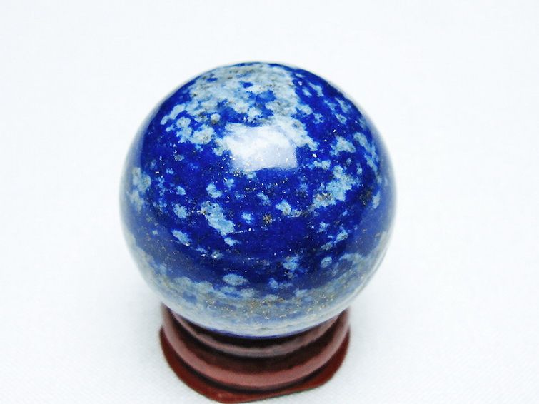 ラピスラズリ 丸玉 32mm [T218-3589] 3枚目
