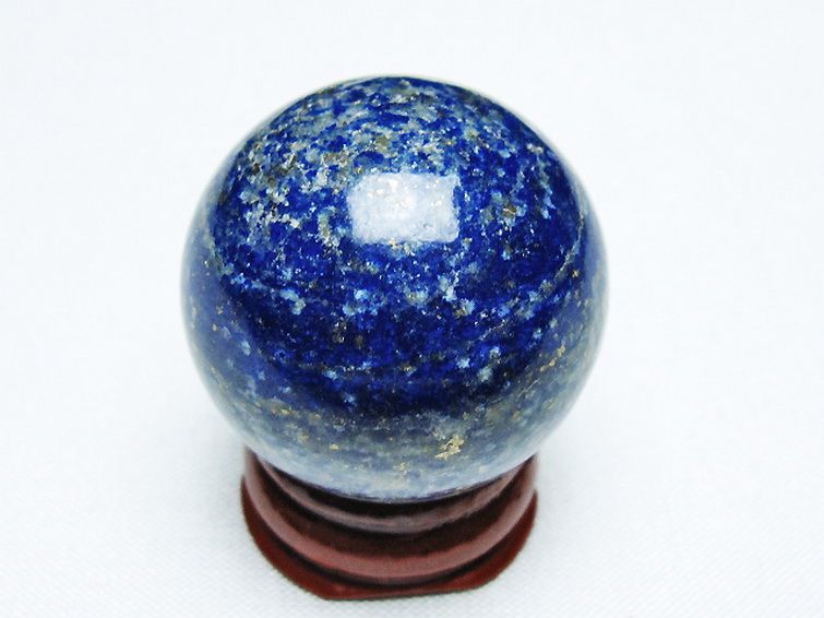 ラピスラズリ 丸玉 32mm [T218-3592] 3枚目