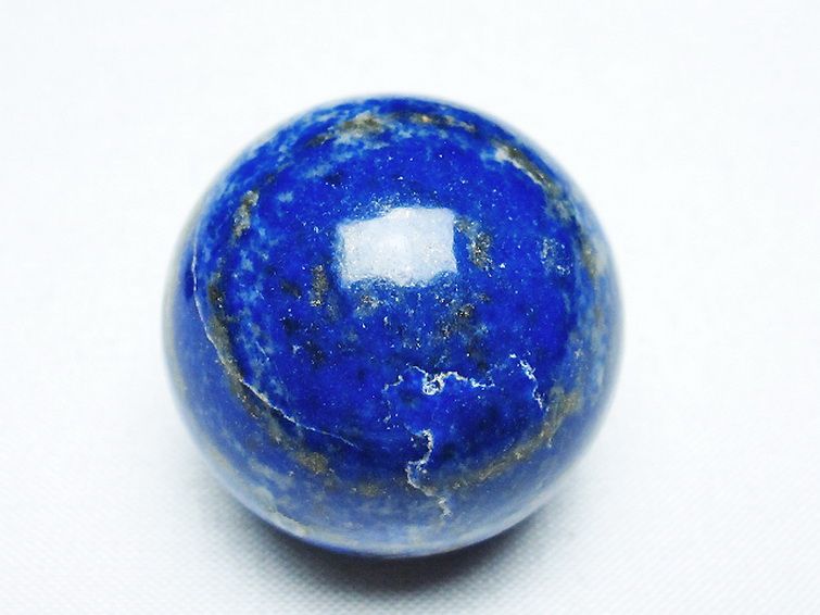 ラピスラズリ 丸玉 32mm [t218-3596] 1枚目