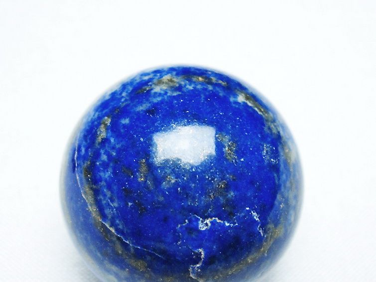 ラピスラズリ 丸玉 32mm [t218-3596] 2枚目