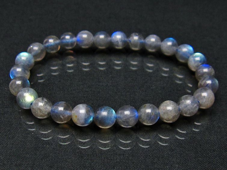 ラブラドライト ブレスレット 7mm [T219-4835] 1枚目