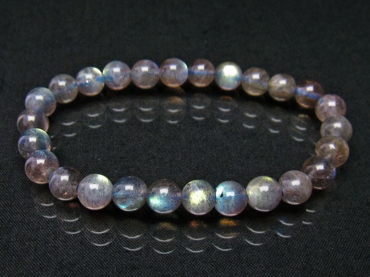 ラブラドライト ブレスレット 7mm [T219-5027] 1枚目