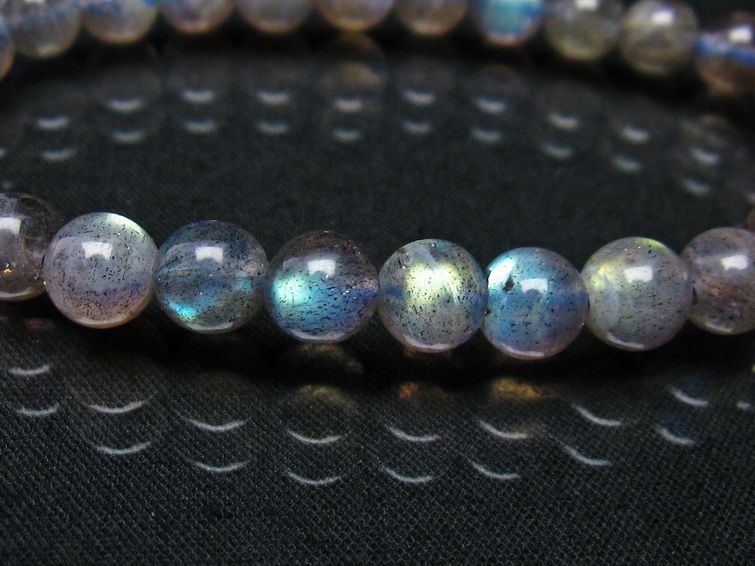 ラブラドライト ブレスレット 7mm [T219-5027] 3枚目