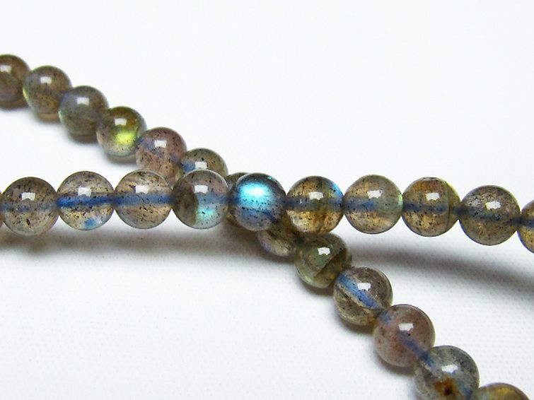 ラブラドライト ブレスレット 5mm [t219-5085] 2枚目
