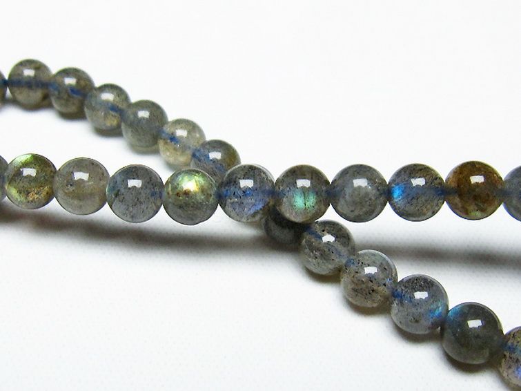 ラブラドライト ブレスレット 5mm [T219-5116] 2枚目