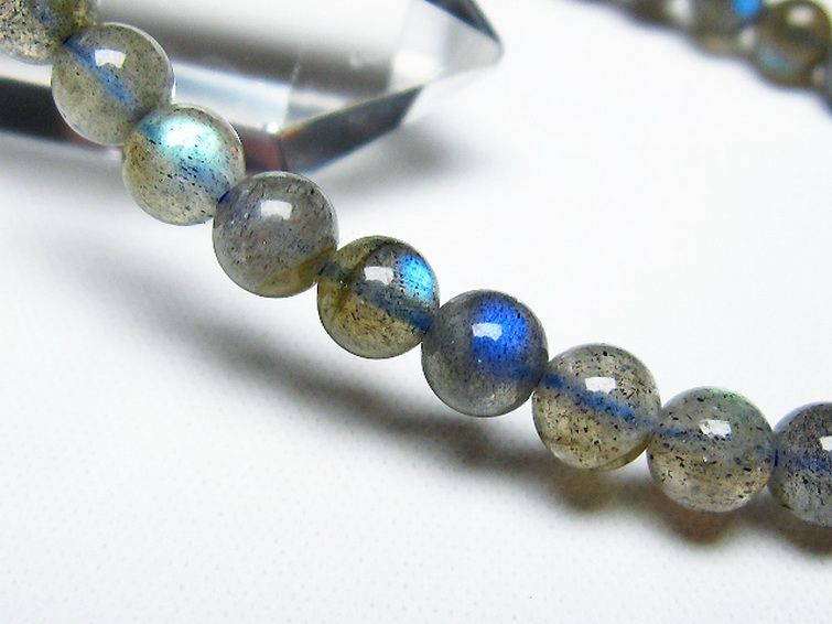 ラブラドライト ブレスレット 5mm [T219-5116] 3枚目