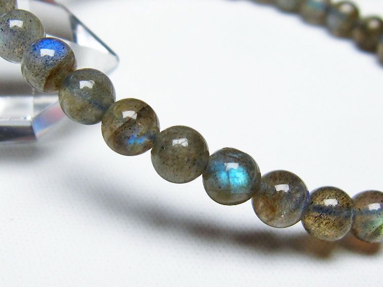 ラブラドライト ブレスレット 5mm [T219-5149] 3枚目