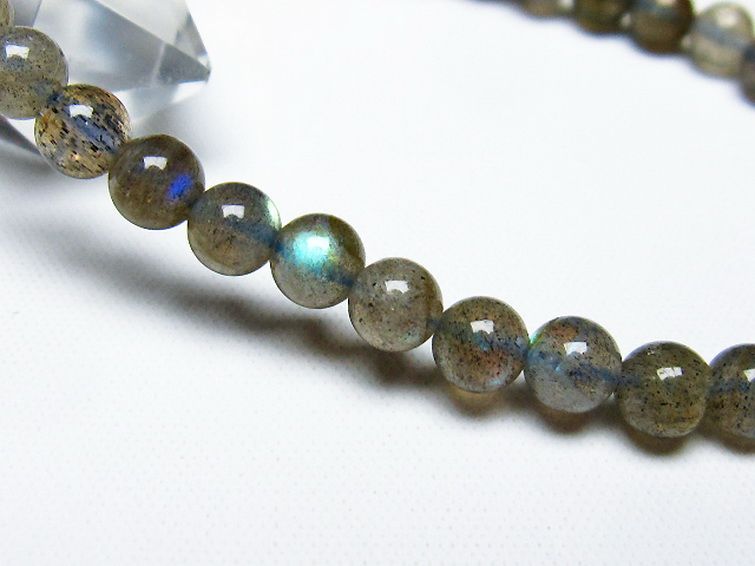 ラブラドライト ブレスレット 5mm [T219-5152] 3枚目