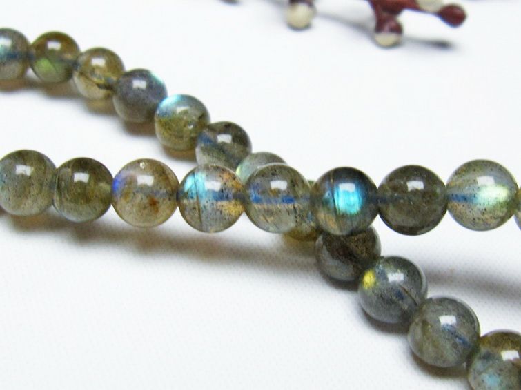 ラブラドライト ブレスレット 6mm [T219-5210] 2枚目