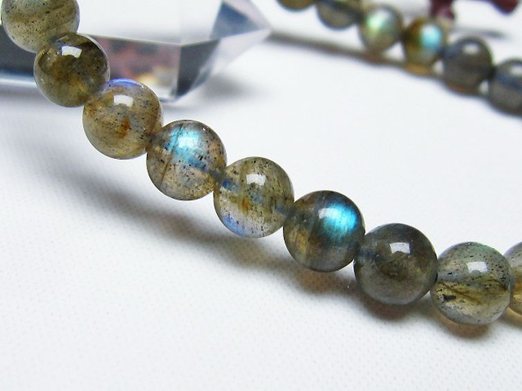 ラブラドライト ブレスレット 6mm [T219-5210] 3枚目