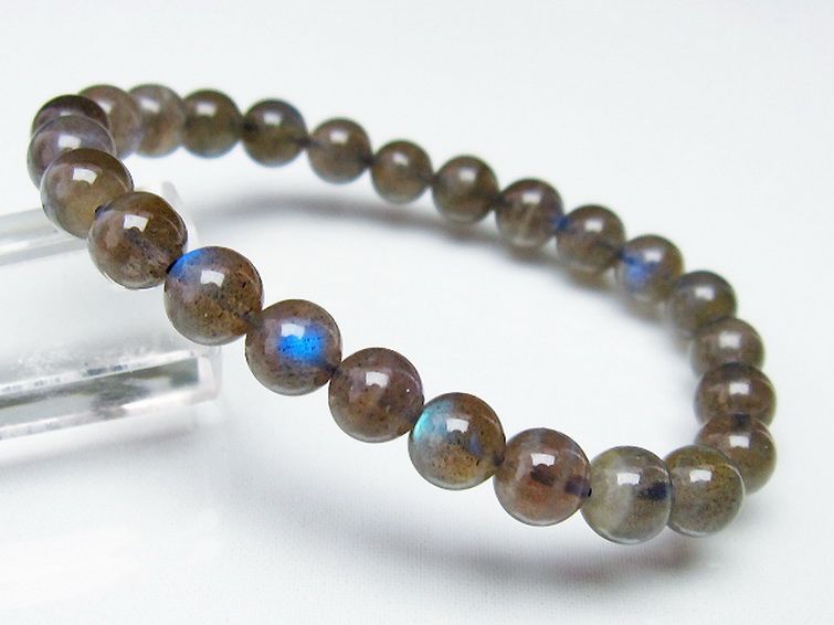 ラブラドライト ブレスレット 7mm [t219-5317] 1枚目