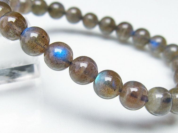 ラブラドライト ブレスレット 7mm [t219-5317] 3枚目