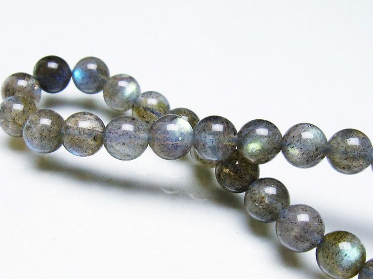 ラブラドライト ブレスレット 7mm [T219-5576] 1枚目