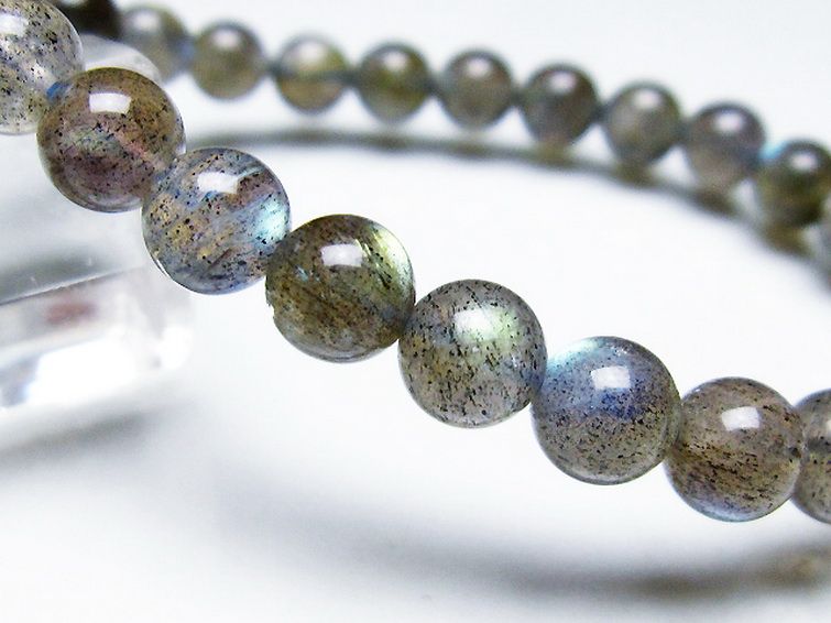 ラブラドライト ブレスレット 7mm [T219-5576] 3枚目