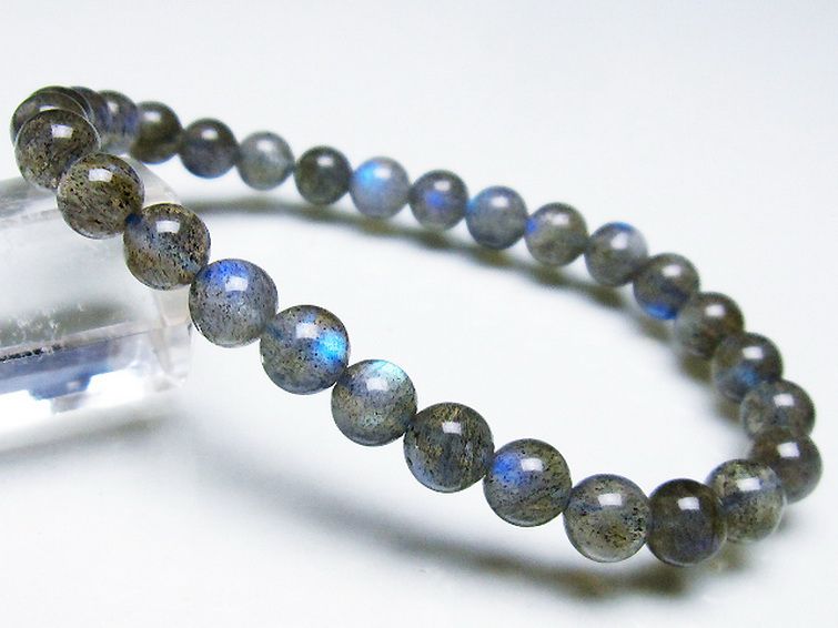 ラブラドライト ブレスレット 6mm [t219-5631] 2枚目
