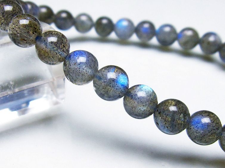 ラブラドライト ブレスレット 6mm [t219-5631] 3枚目