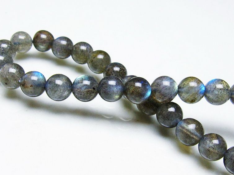 ラブラドライト ブレスレット 6mm [t219-5664] 1枚目