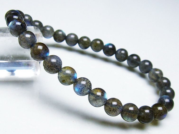 ラブラドライト ブレスレット 6mm [t219-5664] 2枚目