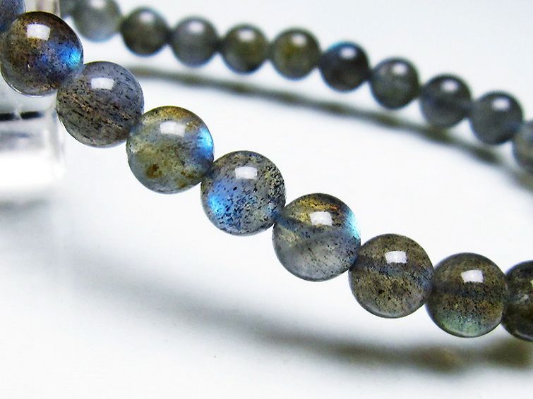 ラブラドライト ブレスレット 6mm [t219-5664] 3枚目