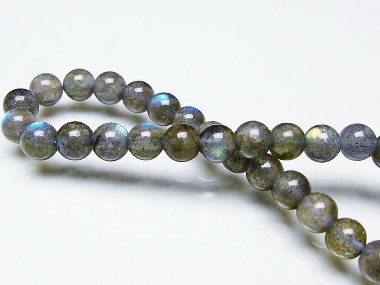 ラブラドライト ブレスレット 5mm [T219-5707] 1枚目