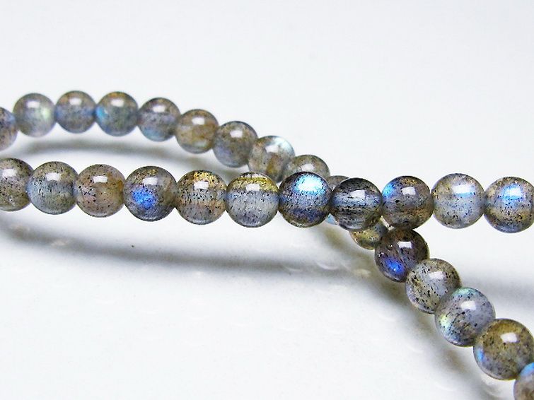 ラブラドライト ブレスレット 5mm [T219-5708] 1枚目