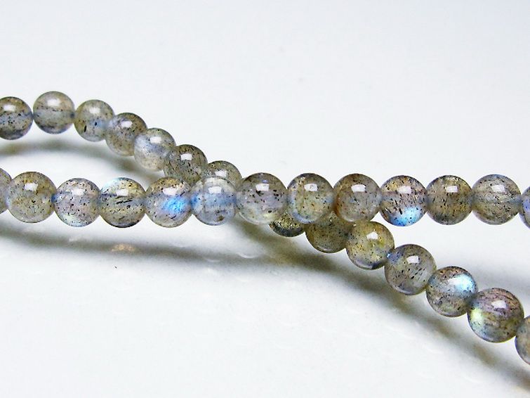 ラブラドライト ブレスレット 5mm [T219-5709] 1枚目