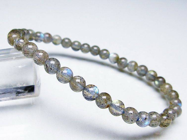 ラブラドライト ブレスレット 5mm [T219-5709] 2枚目